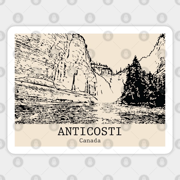 Anticosti - Canada Magnet by Lakeric